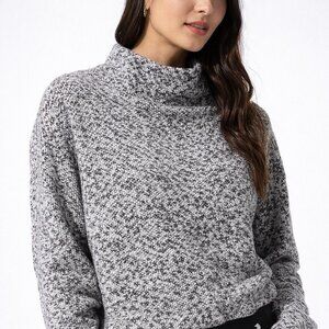 OFFLINE by Aerie Heather Gray Textured Knit Sweater XXS NWT